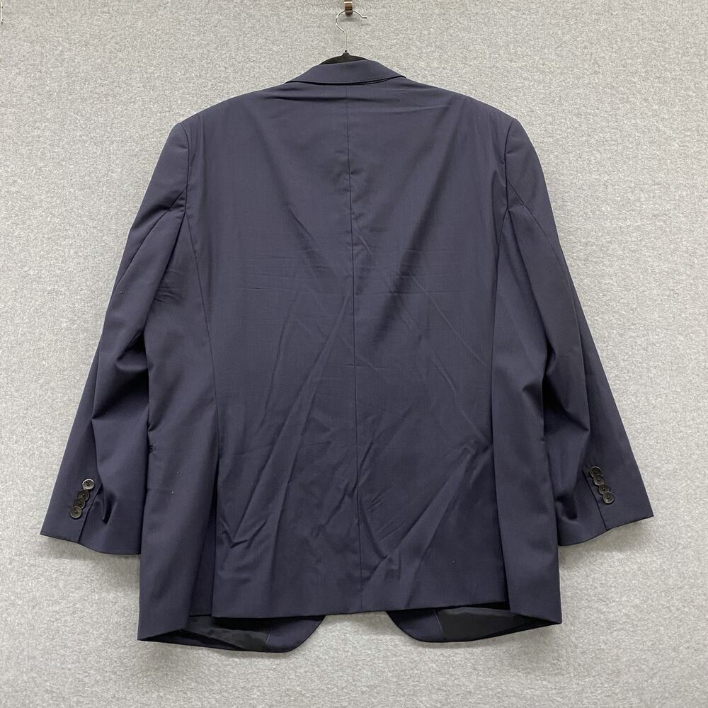 Hugo Boss Marzotto Phoenix Madison Navy Sport Coat Blazer 46L 100% Virgin Wool - Picture 8 of 14